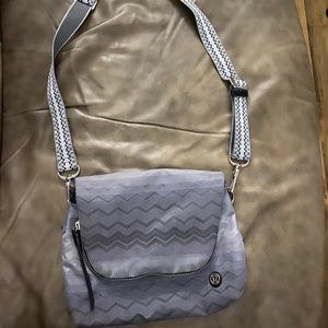 Lululemon Athletica Crossbody Bag Purse Gray